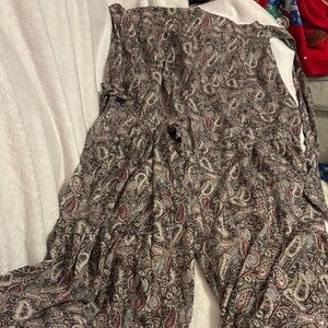 Eesome Paisley Wide Leg Pants in Multicolor